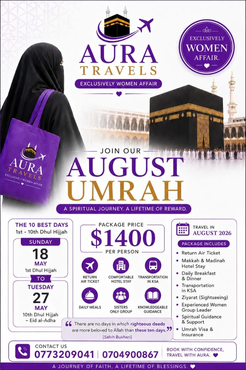 AUGUST UMRAH